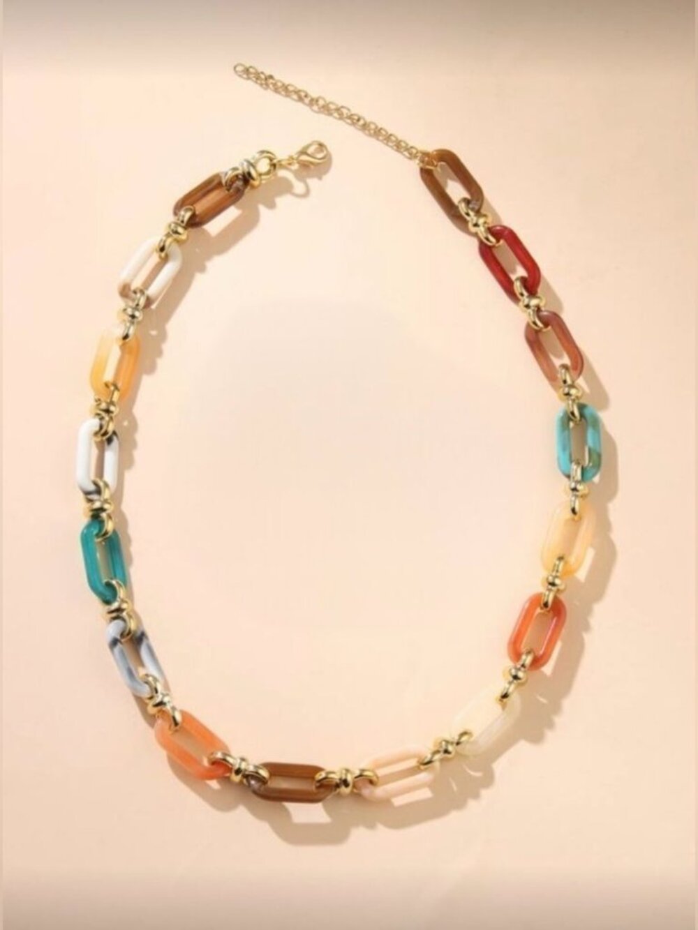 Multicolor Chain Necklace2054